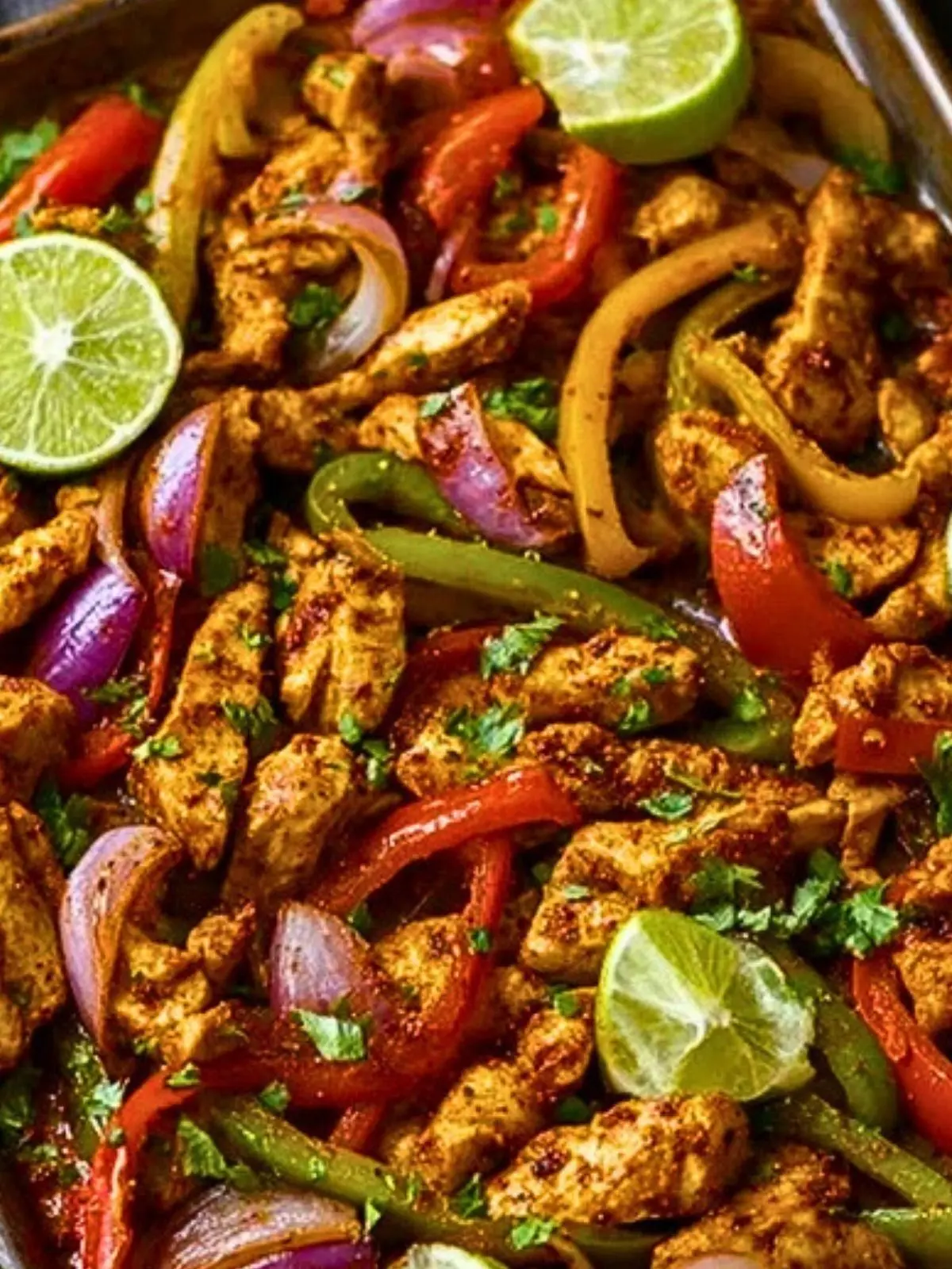 30 Minute Sheet Pan Chicken Fajitas (1)