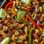 30 Minute Sheet Pan Chicken Fajitas