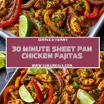 30 Minute Sheet Pan Chicken Fajitas (2)