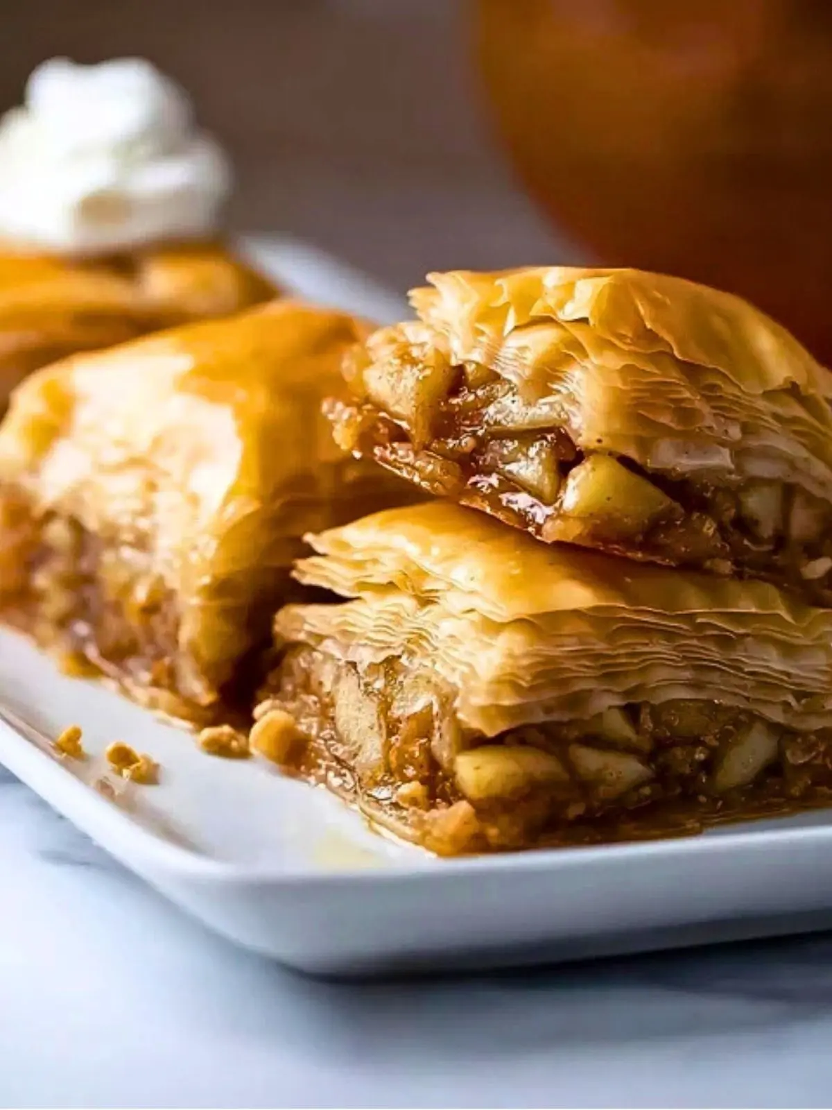 Apple Pie Baklava with Maple Syrup (1)