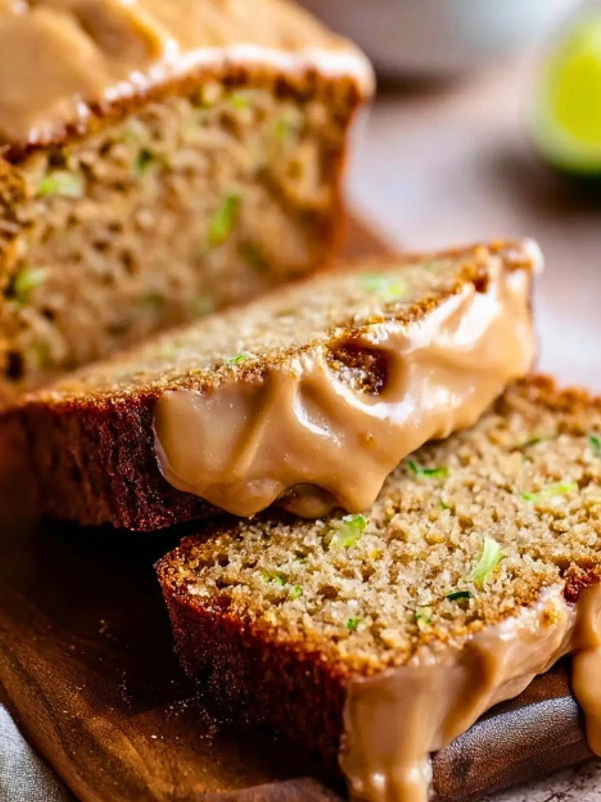Apple Zucchini Bread with Brown Sugar Frosting (1)