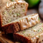 Apple Zucchini Bread with Brown Sugar Frosting