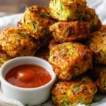 Baked Sweet Potato Zucchini Tots