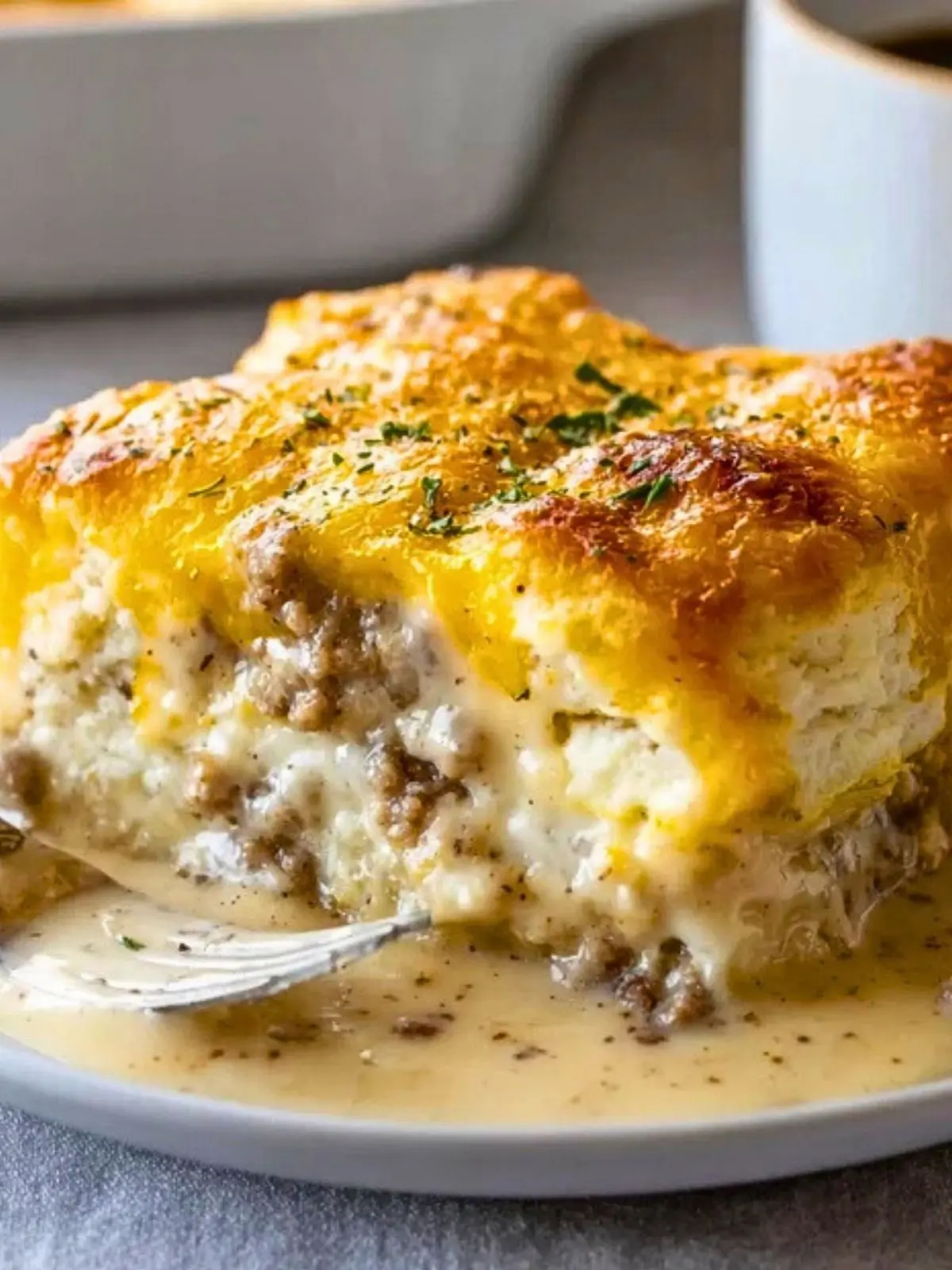Biscuits and Gravy Casserole (1)