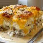 Biscuits and Gravy Casserole