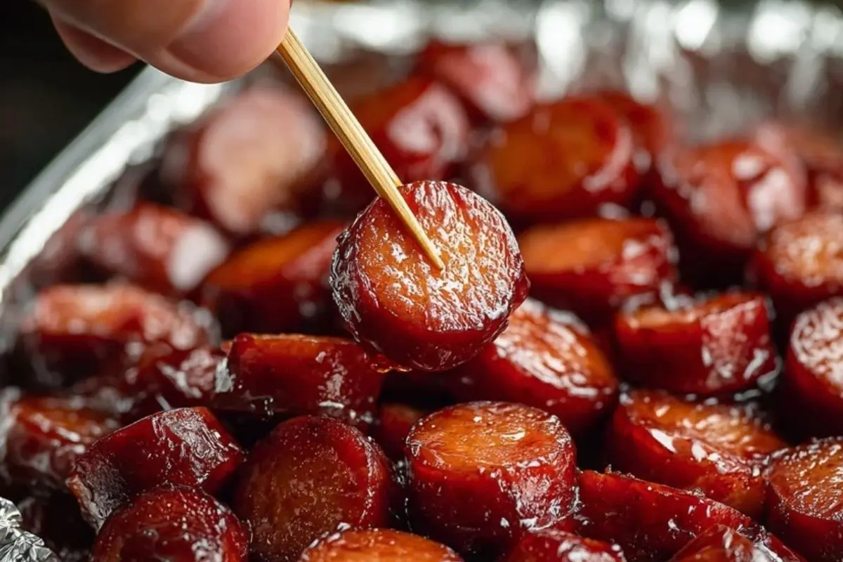 Candied Kielbasa Bites