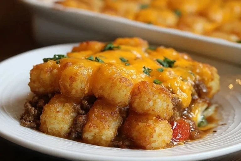 Cheesy Tater Tot Casserole