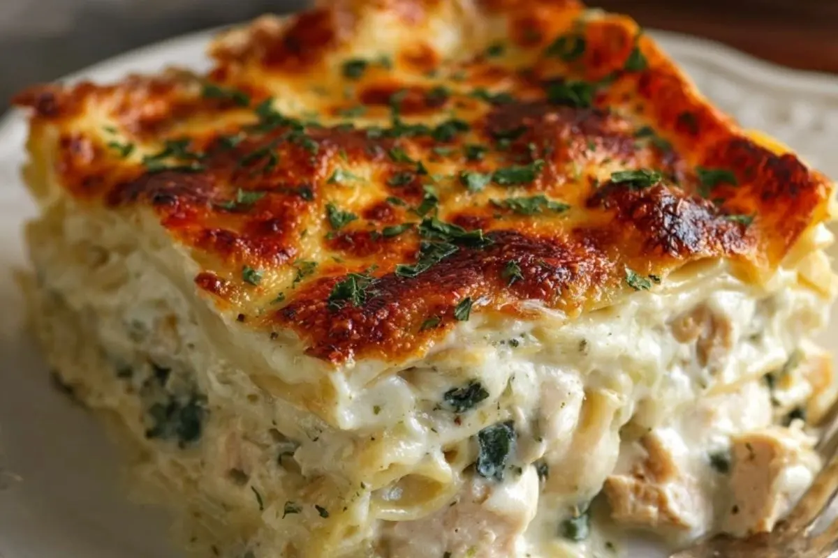 Chicken Alfredo Lasagna