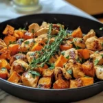 Chicken and Sweet Potato Skillet