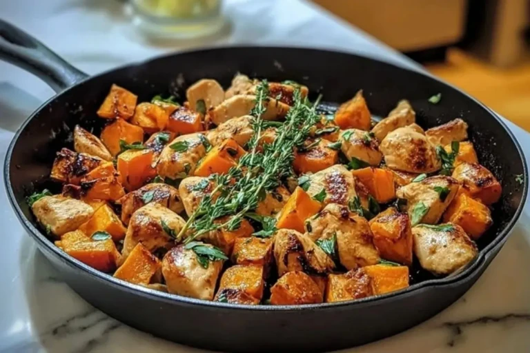 Chicken and Sweet Potato Skillet