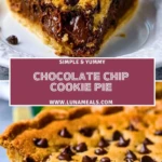 Chocolate Chip Cookie Pie (2)