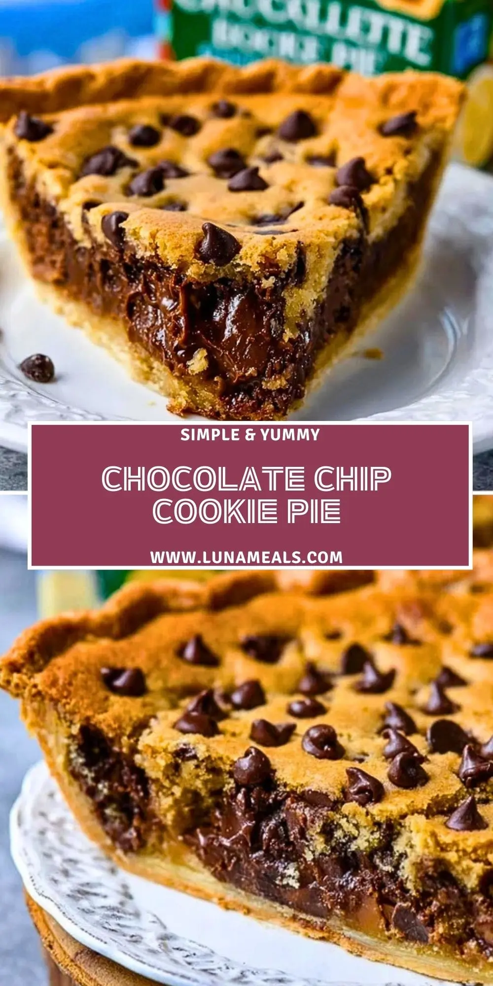 Chocolate Chip Cookie Pie (2)