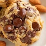 Chocolate Coconut Cookies with Almonds