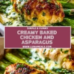 Creamy Baked Chicken and Asparagus (2)