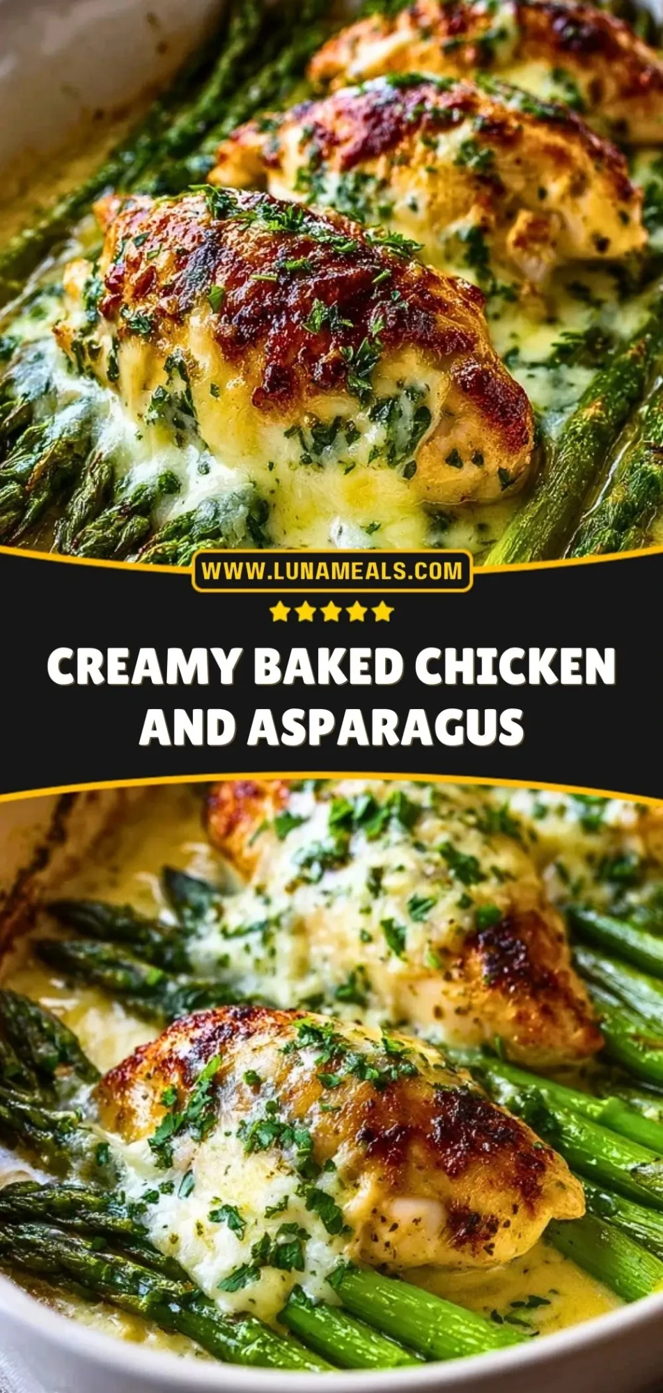 Creamy Baked Chicken and Asparagus (3)