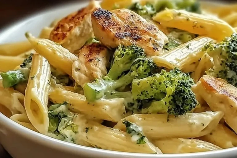 Creamy Broccoli and Chicken Penne