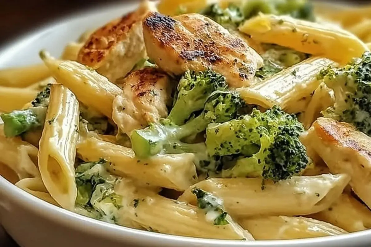 Creamy Broccoli and Chicken Penne