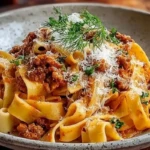 Creamy Calabrian Chili Pappardelle with Sausage & Fennel