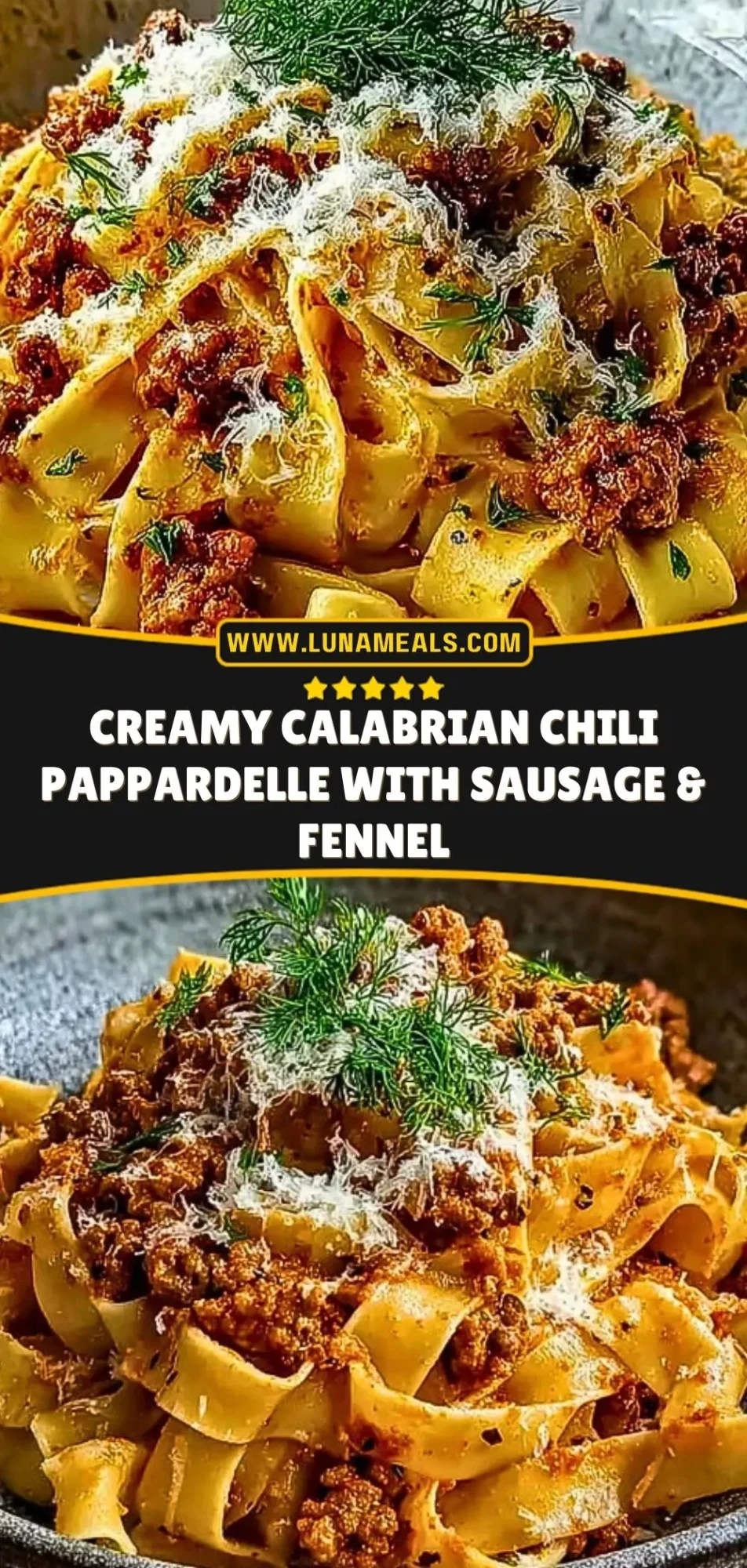 Creamy Calabrian Chili Pappardelle with Sausage & Fennel (3)