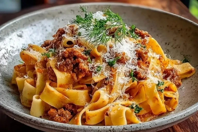 Creamy Calabrian Chili Pappardelle with Sausage & Fennel