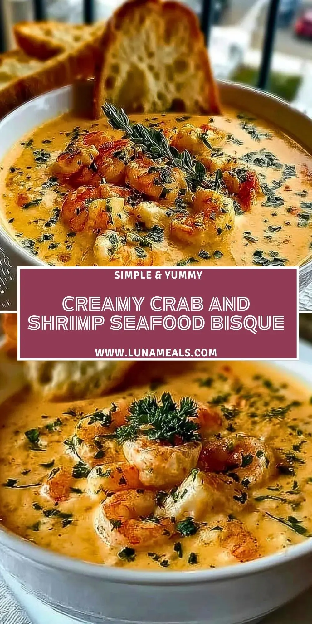 Creamy Crab and Shrimp Seafood Bisque (2)