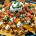 Creamy Crockpot Chicken Nachos