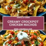 Creamy Crockpot Chicken Nachos (2)