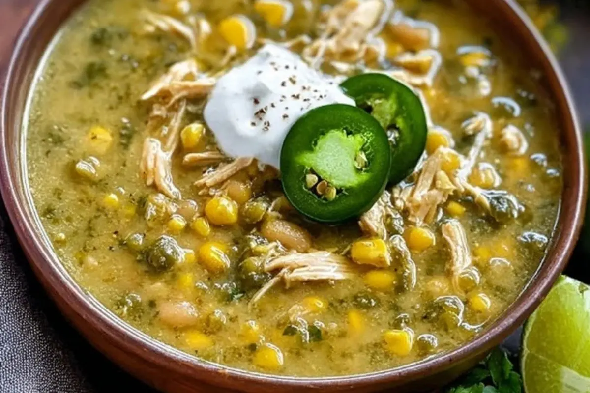 Creamy Green Chicken Chili