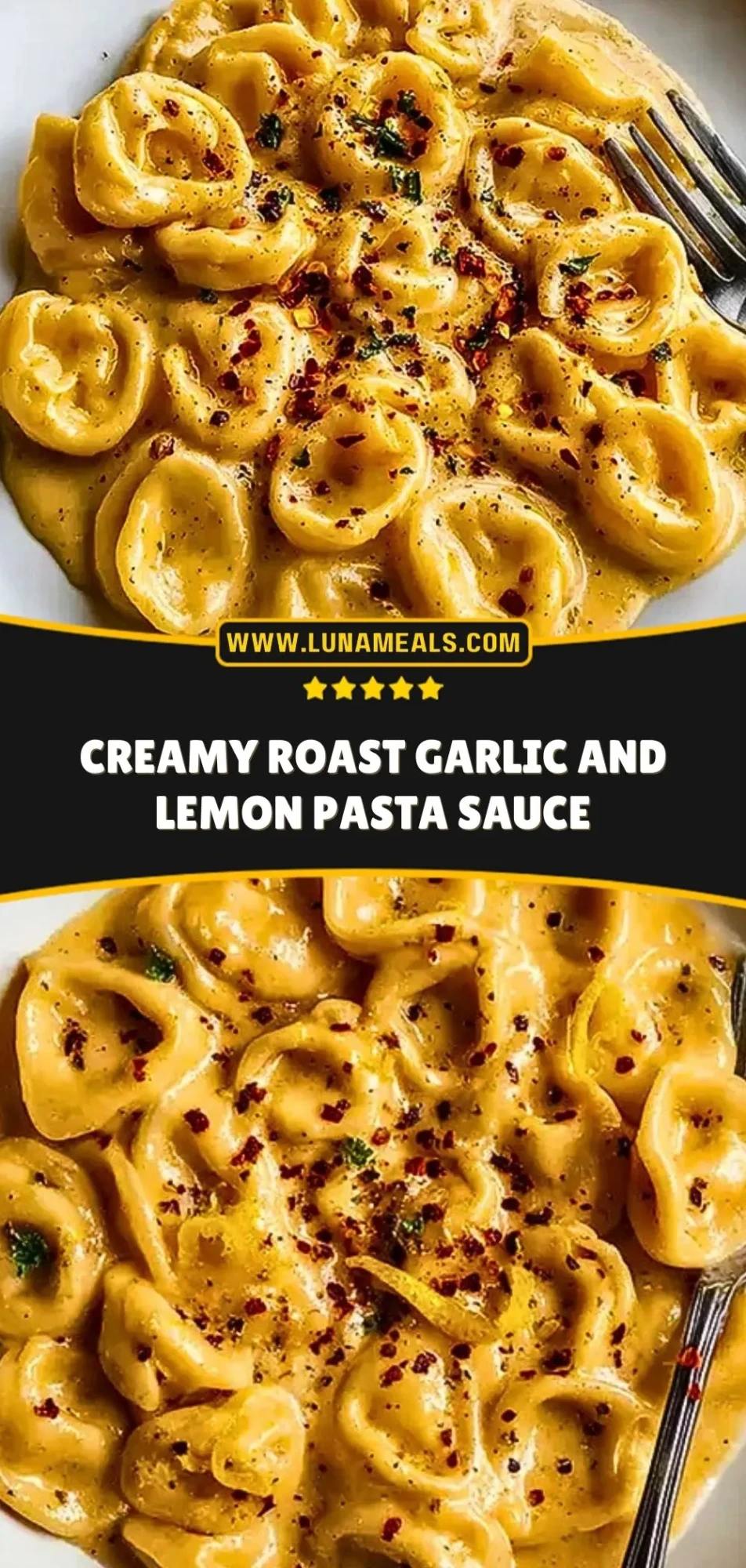 Creamy Roast Garlic and Lemon Pasta Sauce (3)