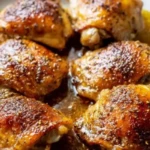 Crispy and Juicy Baked Chicken Thighs