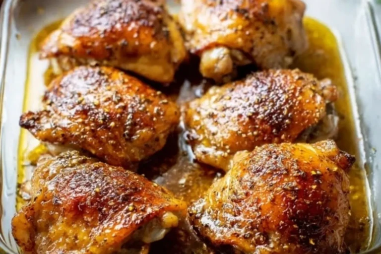 Crispy and Juicy Baked Chicken Thighs