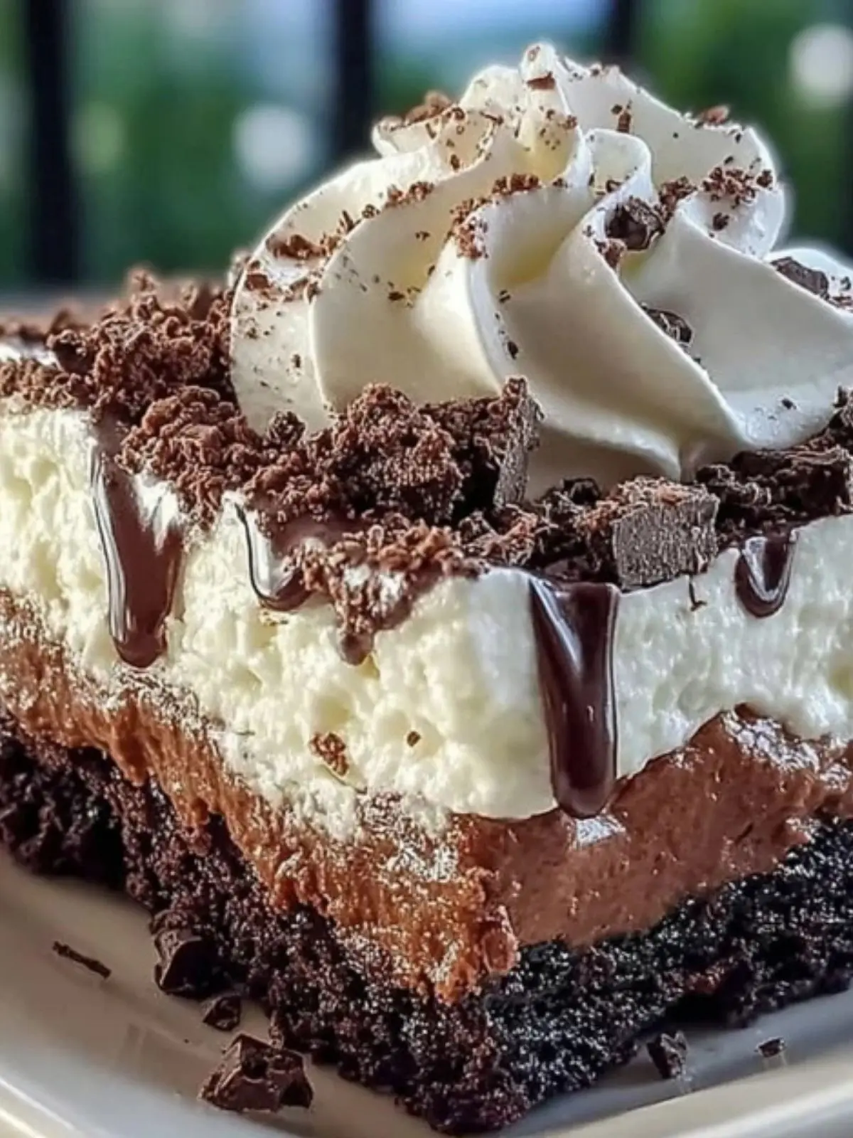 Decadent Brownie Refrigerator Cake