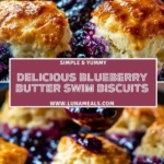 Delicious Blueberry Butter Swim Biscuits (2)