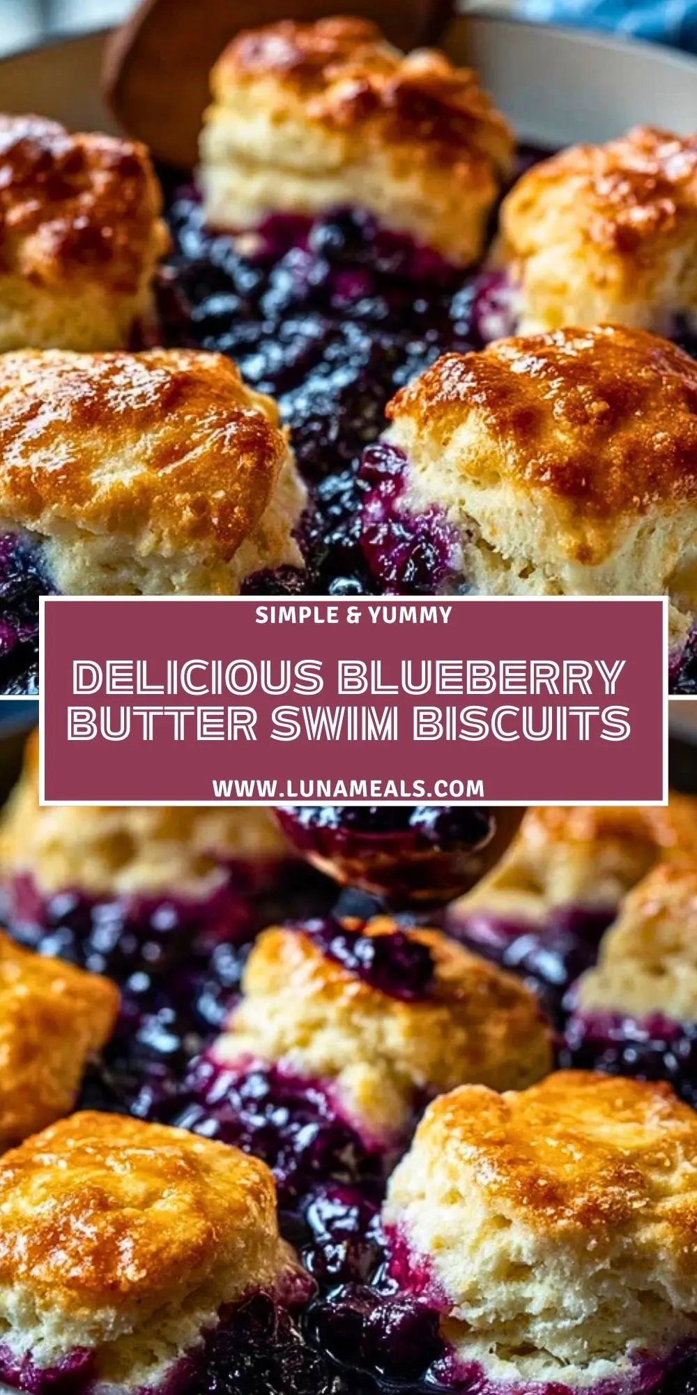 Delicious Blueberry Butter Swim Biscuits (2)