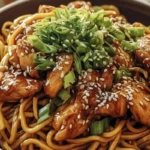 Delicious Chicken Teriyaki Noodles