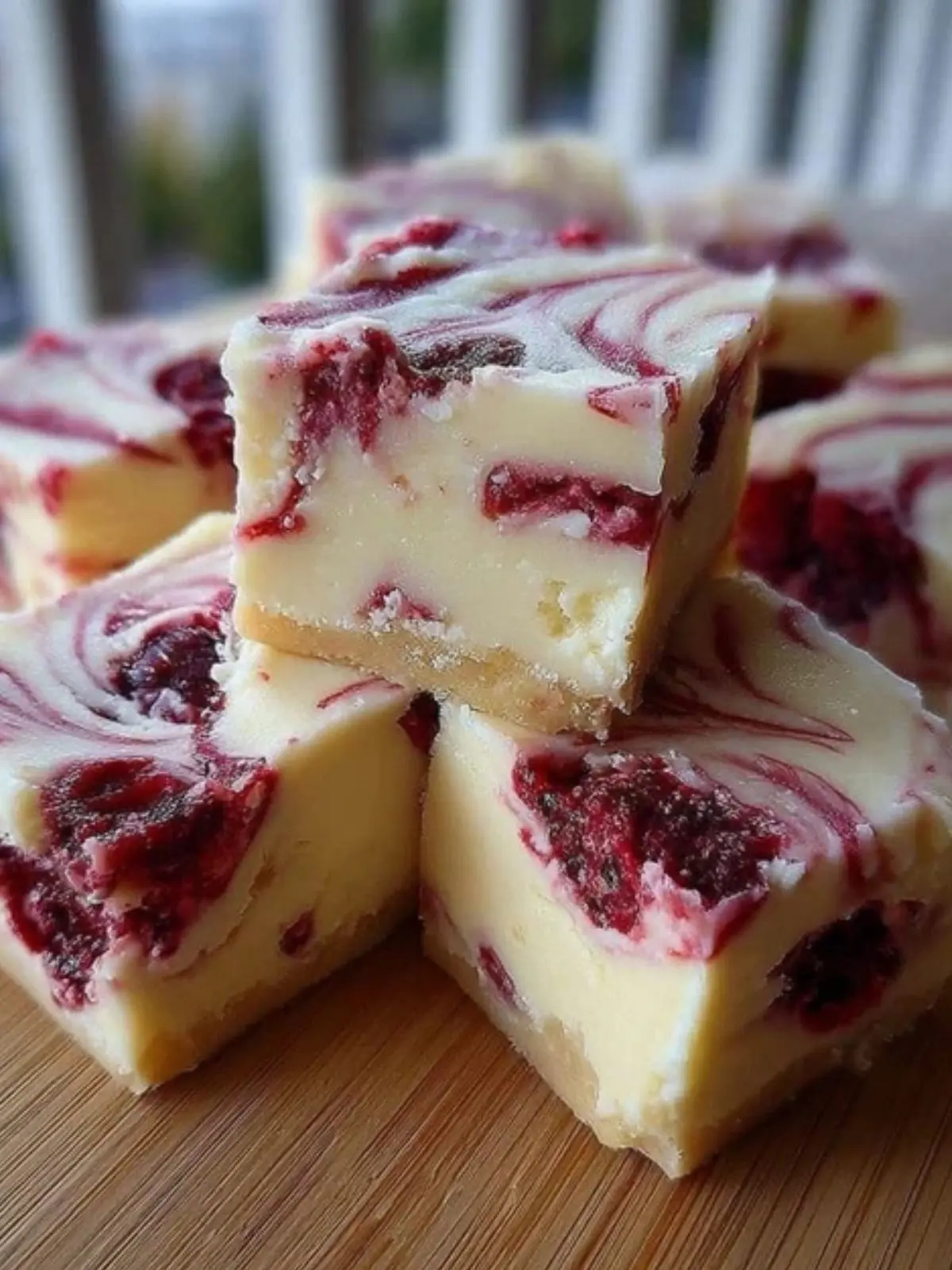Delightful White Chocolate Raspberry Christmas Fudge (1)