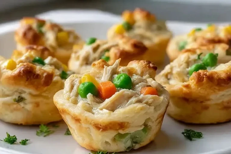 Easy Chicken Pot Pie Bites