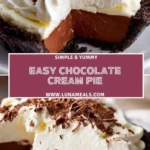 Easy Chocolate Cream Pie (2)