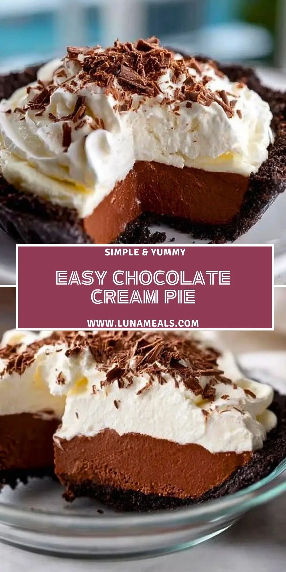 Easy Chocolate Cream Pie (2)
