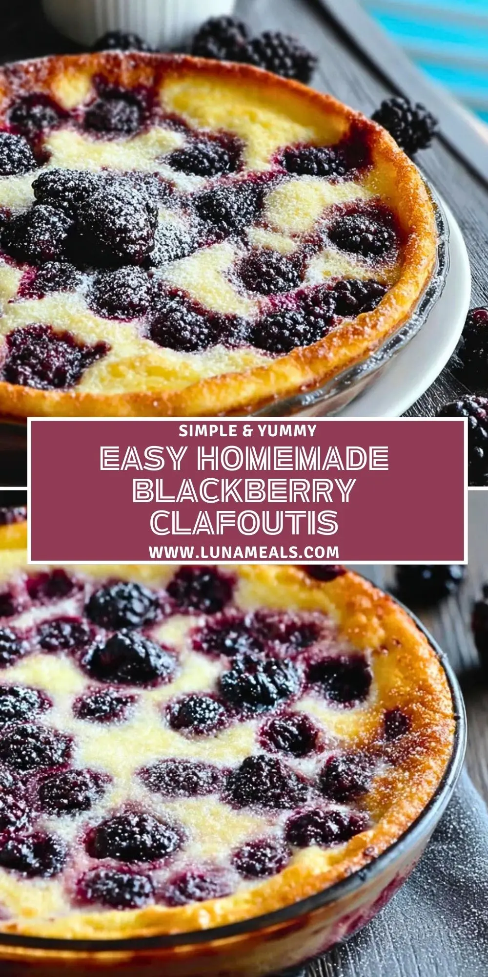Easy Homemade Blackberry Clafoutis (2)