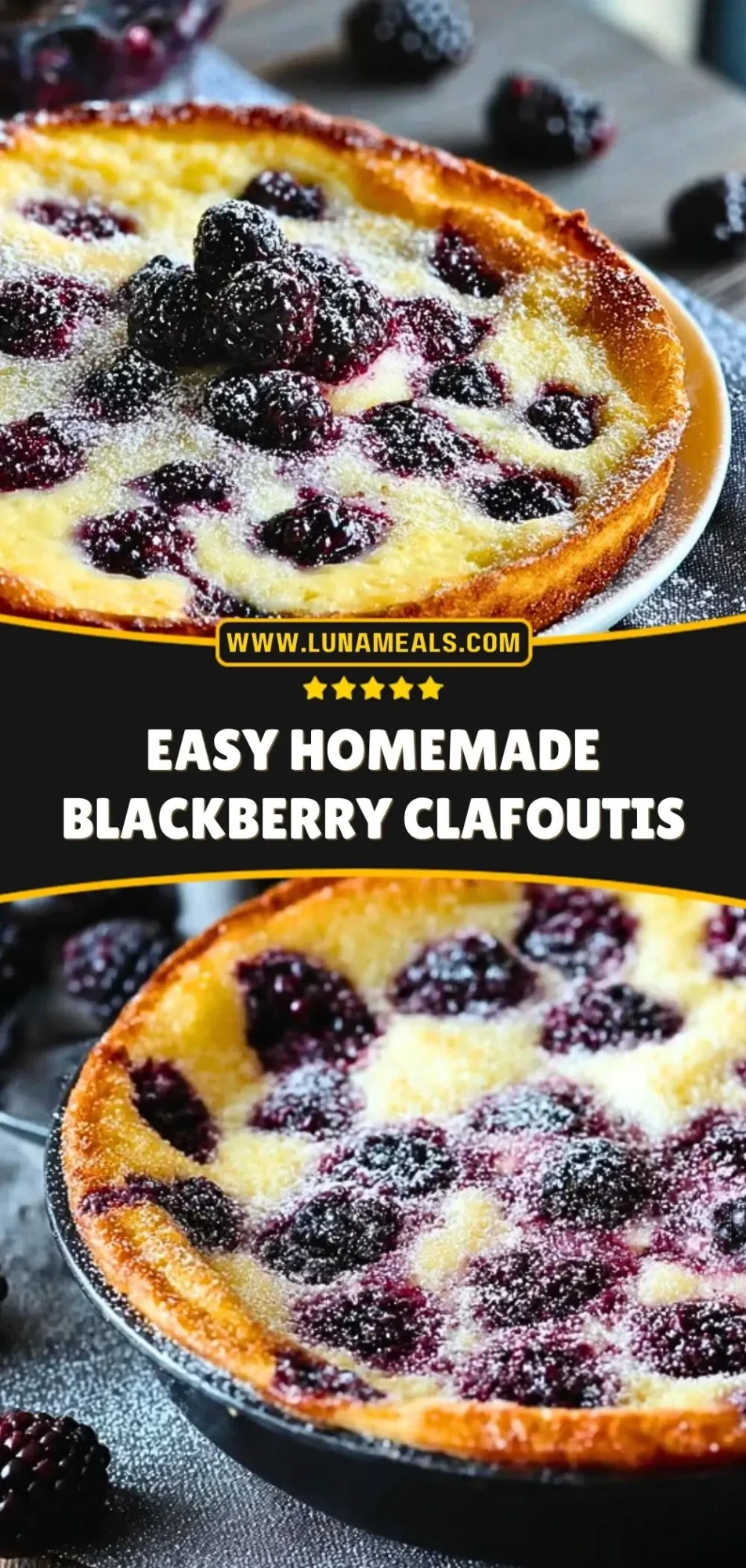 Easy Homemade Blackberry Clafoutis (3)