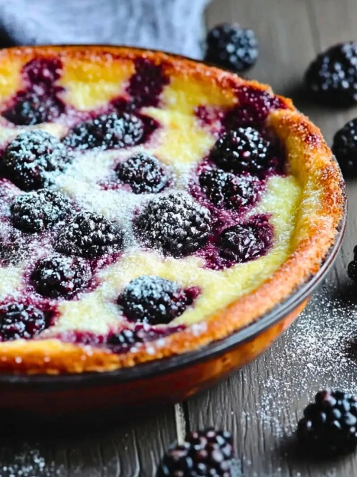 Easy Homemade Blackberry Clafoutis (4)