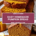 Easy Homemade Pumpkin Bread (2)