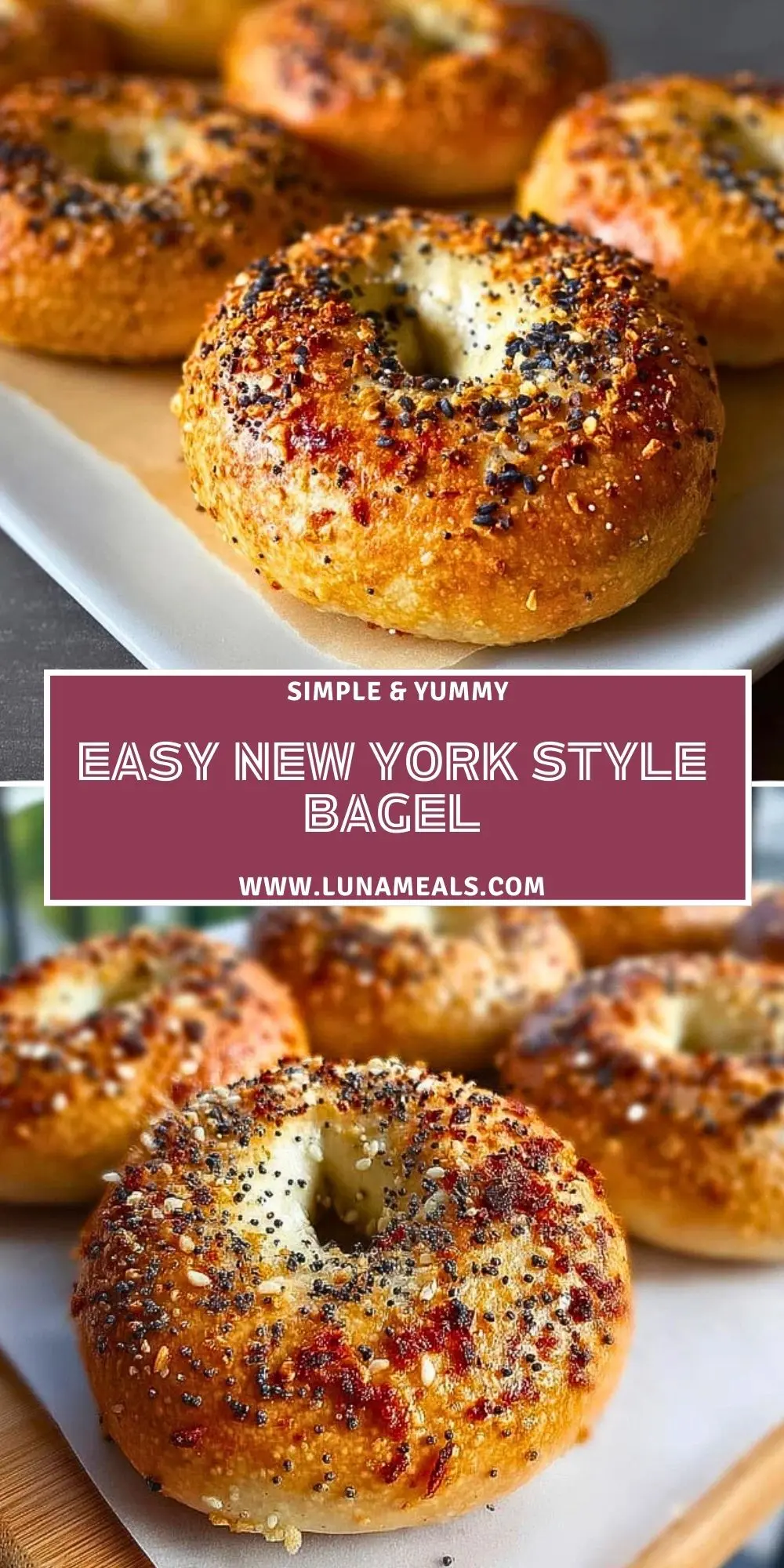 Easy New York Style Bagel (2)