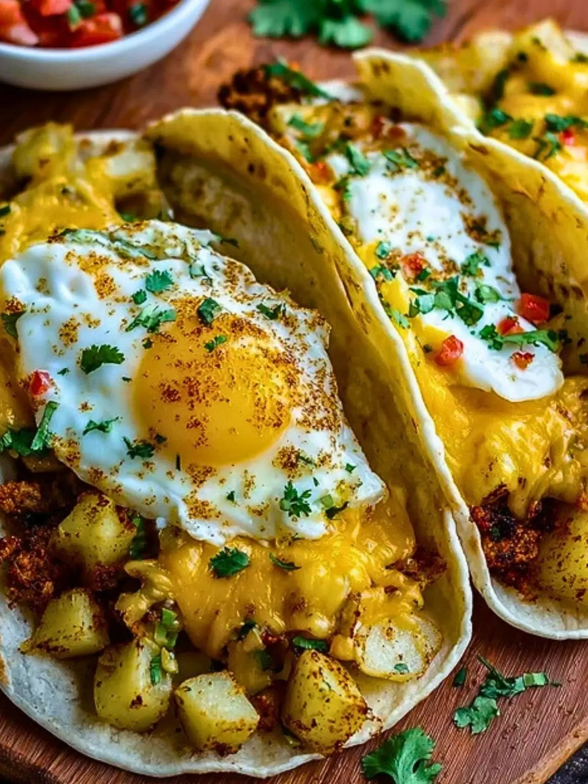 Easy Potato, Egg, and Cheese Breakfast Tacos (1)