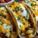 Easy Potato, Egg, and Cheese Breakfast Tacos