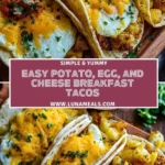 Easy Potato, Egg, and Cheese Breakfast Tacos (2)