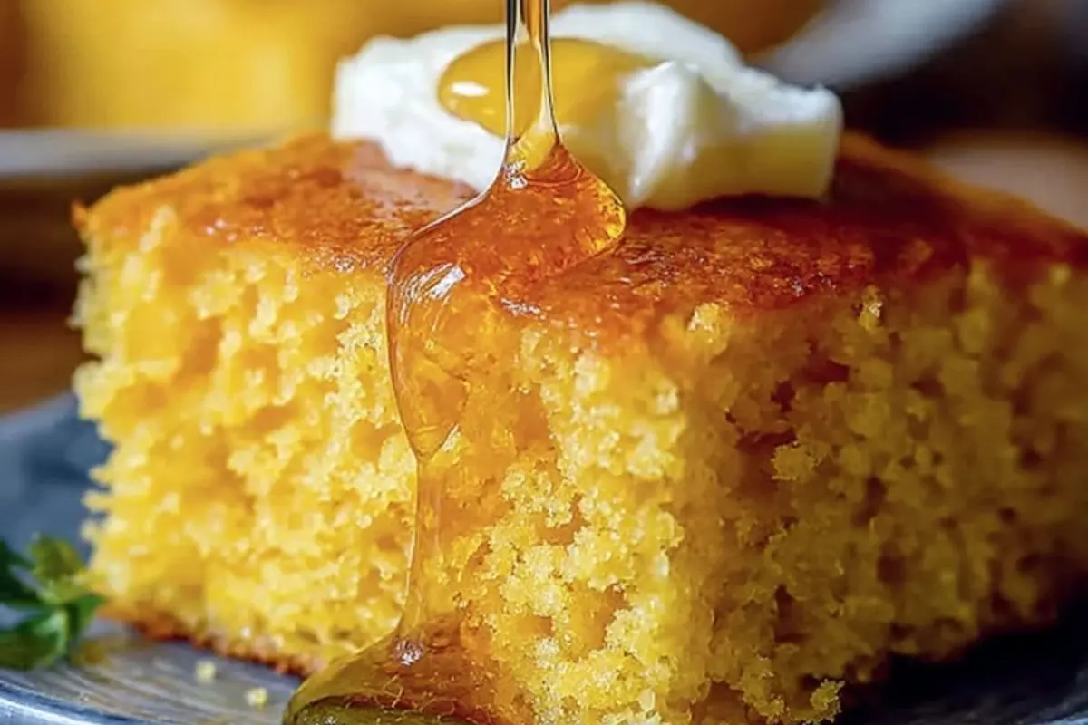 Fluffy Honey Cornbread
