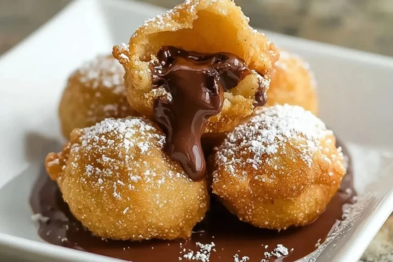 Fried Nutella Dumplings