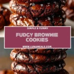 Fudgy Brownie Cookies (2)